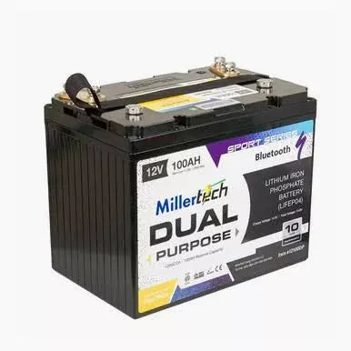 12V 100AH Sport Series Starting Battery Group Size 24 (12100DP-G24)