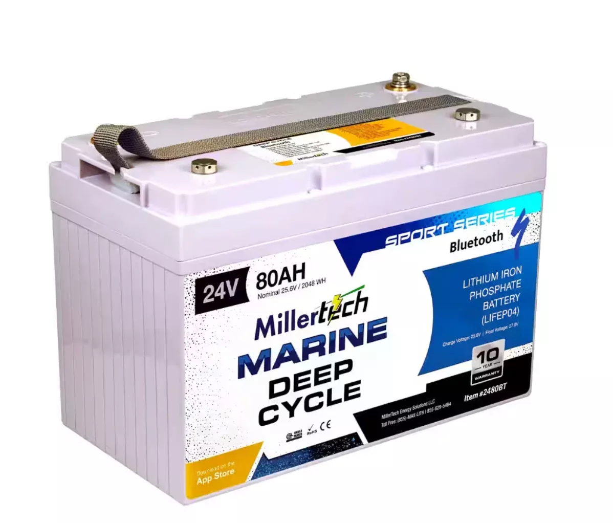 24V 80AH Sport Series Lithium Battery w/ Bluetooth