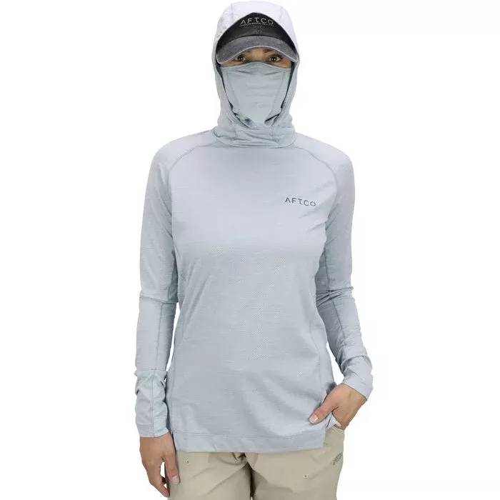 AFTCO Women's Adapt Performance Hooded Long Sleeve Shirt