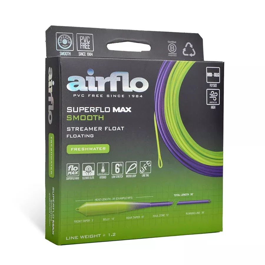 Airflo Superflo Max Smooth - Streamer Floating Fly Line