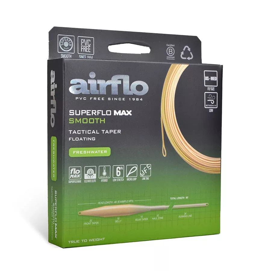 Airflo Superflo Max Smooth - Tactical Taper Floating Fly Line