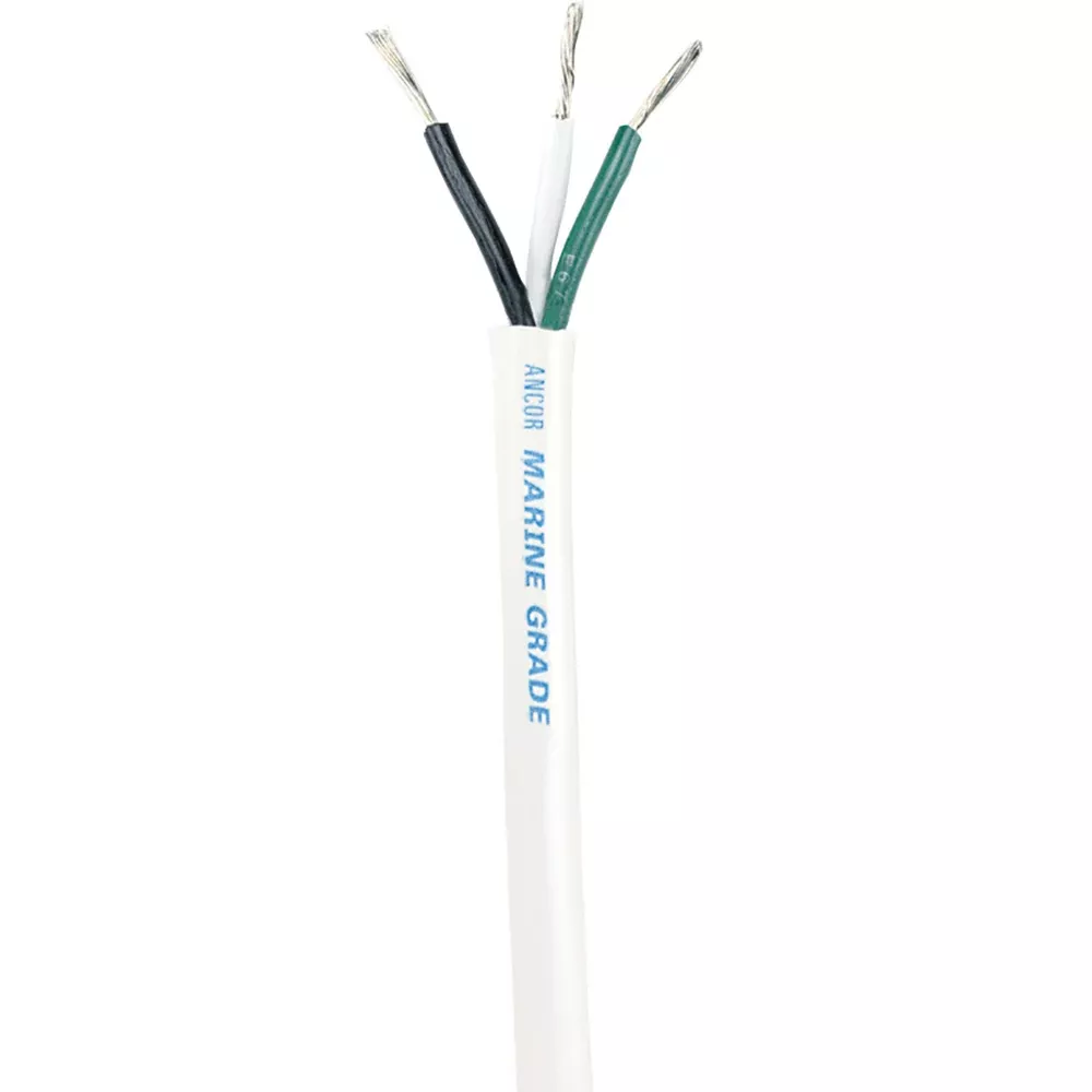 Ancor White Triplex Cable - 14/3 - Sold by the Foot [1315-FT]