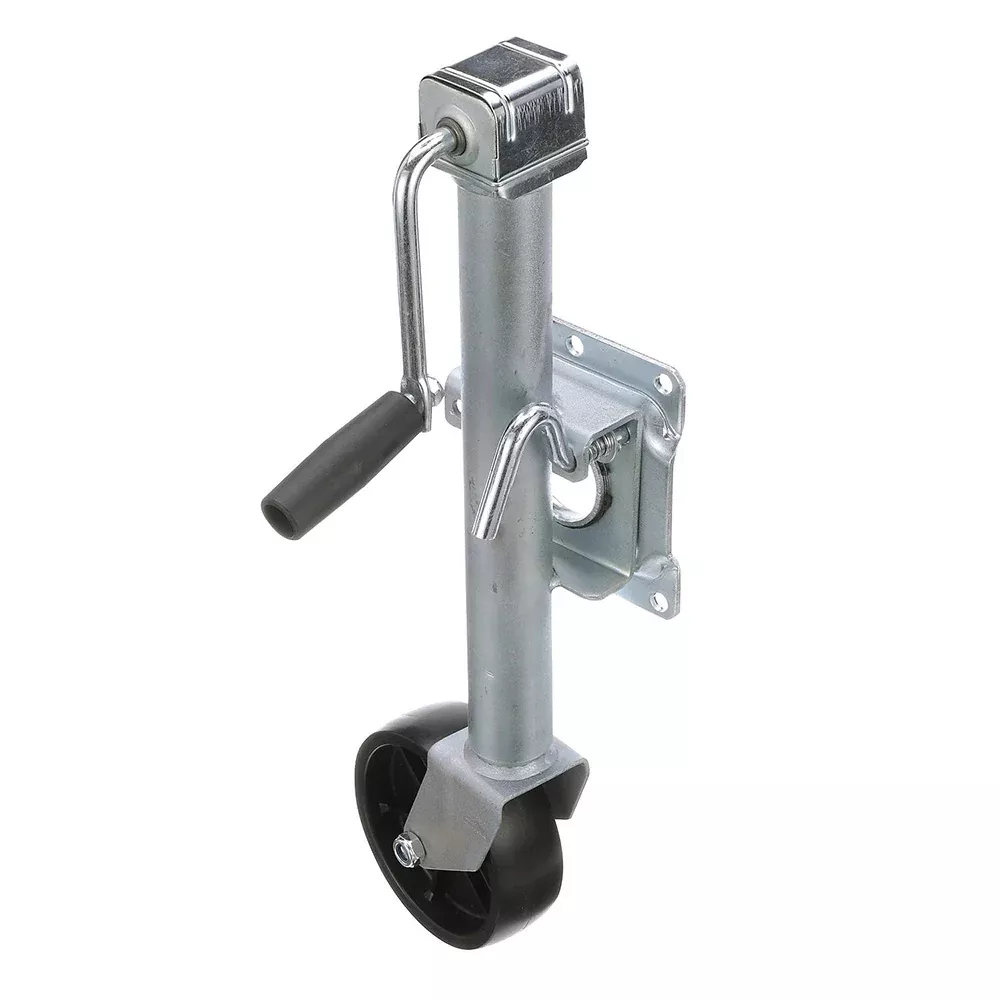 Attwood Fold-Up Trailer Jack - 1000 lb Capacity - Single Wheel [11127-4]