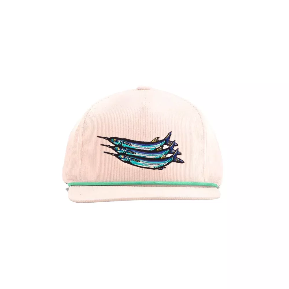 BAJIO Ballyhoo Flat Brim Corduroy - Light Pink One Size