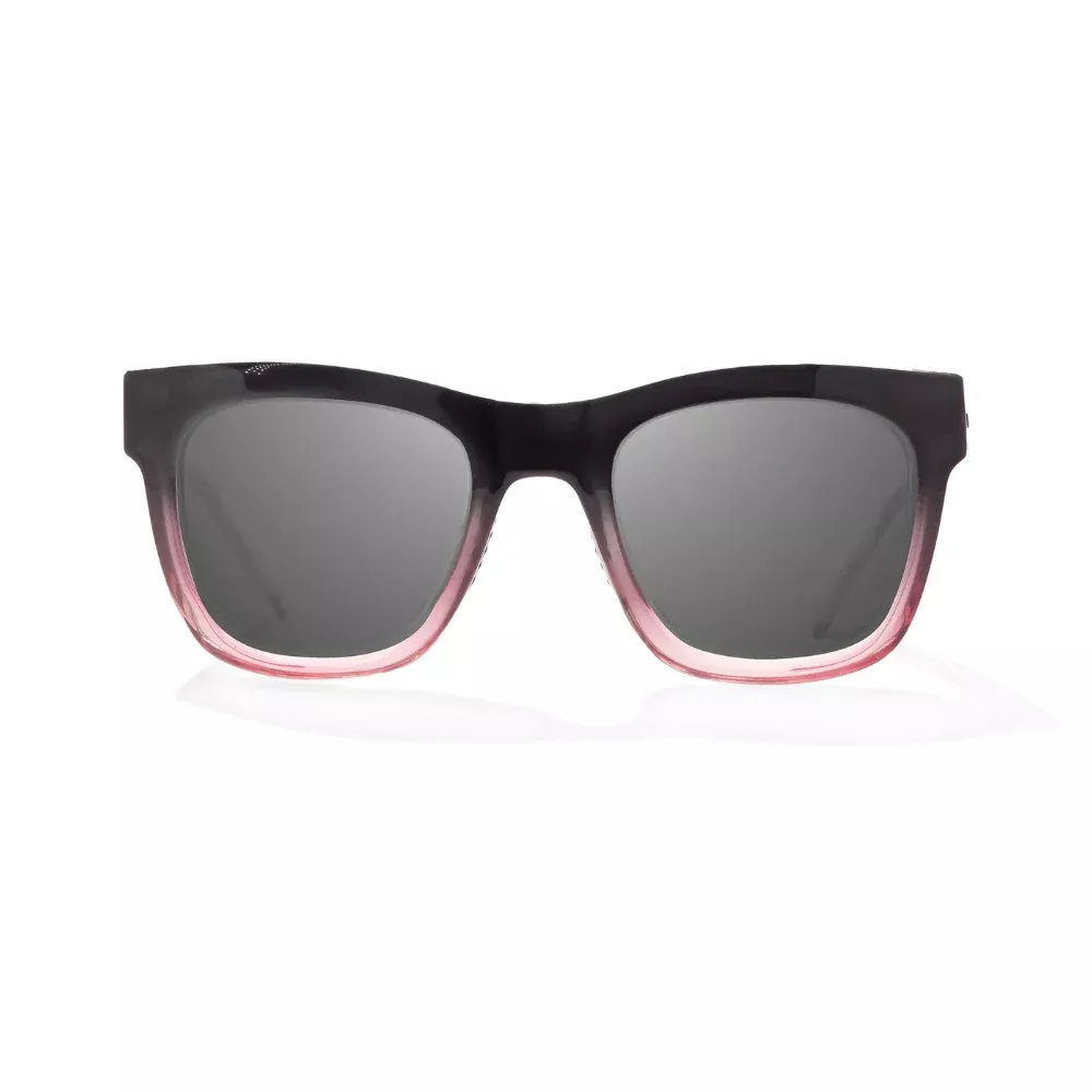 BAJIO Cometa Sunglasses |Black-Pink Sky Gloss/ Gray Polycarbonate Lenses
