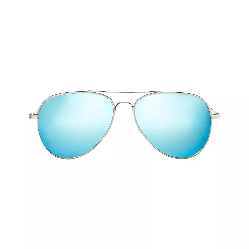 BAJIO Soldado Silver Gloss | Blue Mirror Polycarbonate
