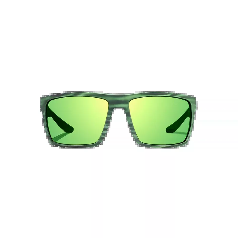 BAJIO Stiltsville Green Stripe Matte | Green Mirror Glass