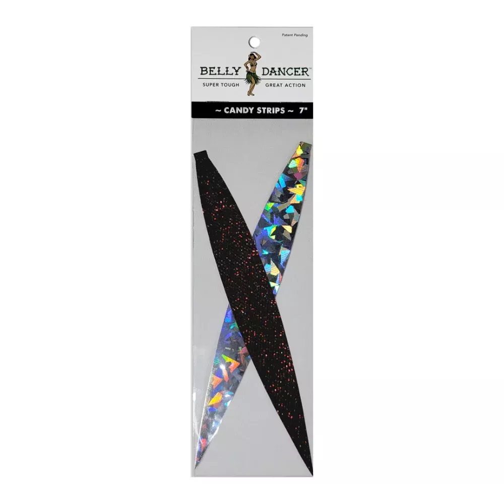 BELLYDANCER Candy Strips Artificial Bonita Strips - 7" Two-Pack