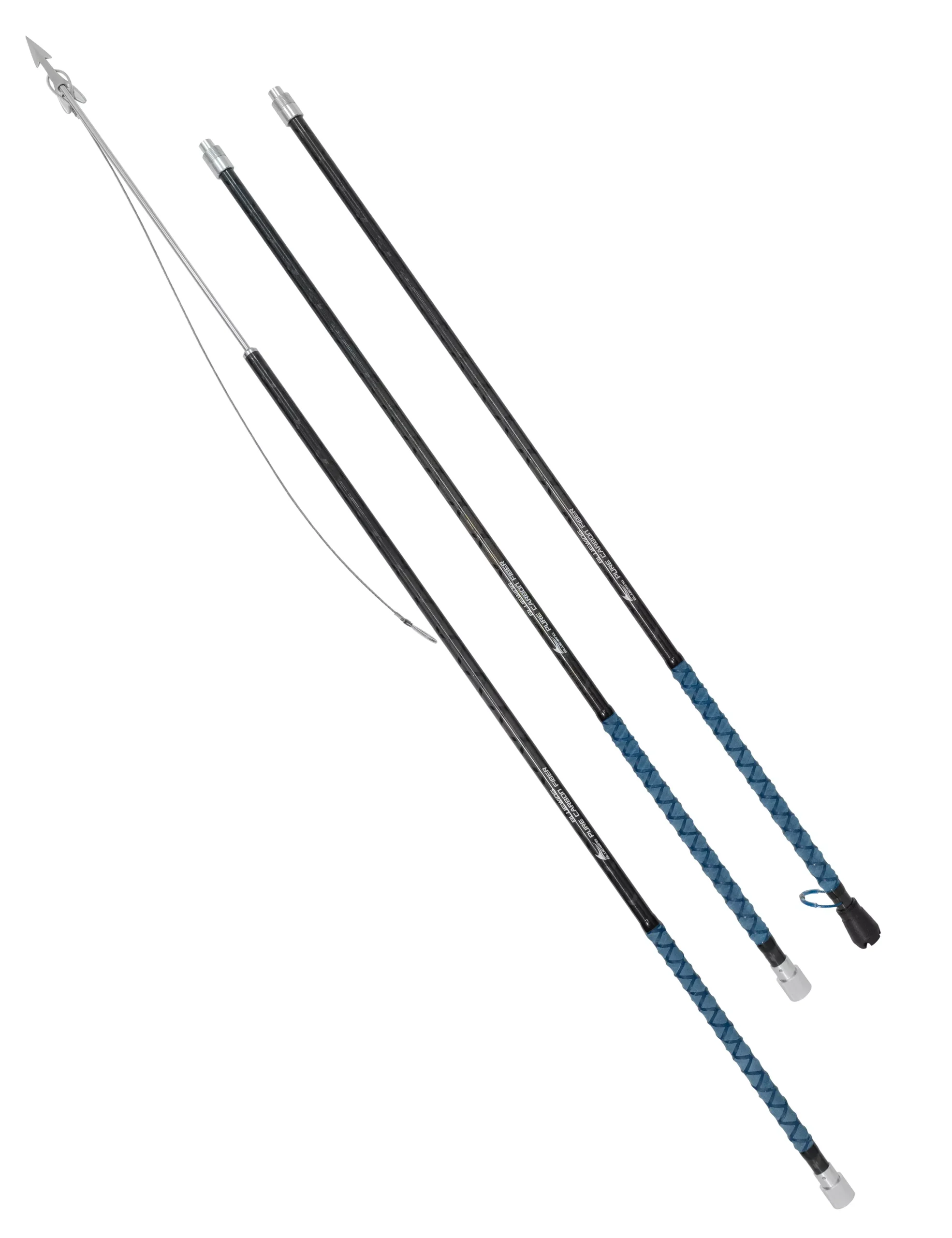 BLUEWING 12FT Front Weighted Carbon Fiber 3-piece Harpoon