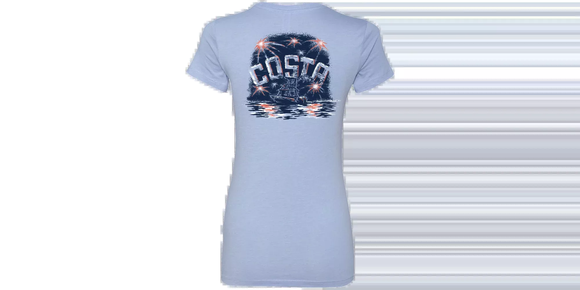 COSTA Freedom Fireworks Womens Short Sleeve