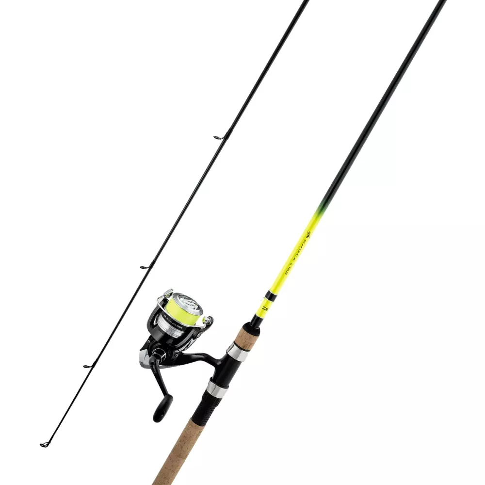 DAIWA D-Shock II FW Spin PMC with J-Braid x4 Line Rod & Reel Combo
