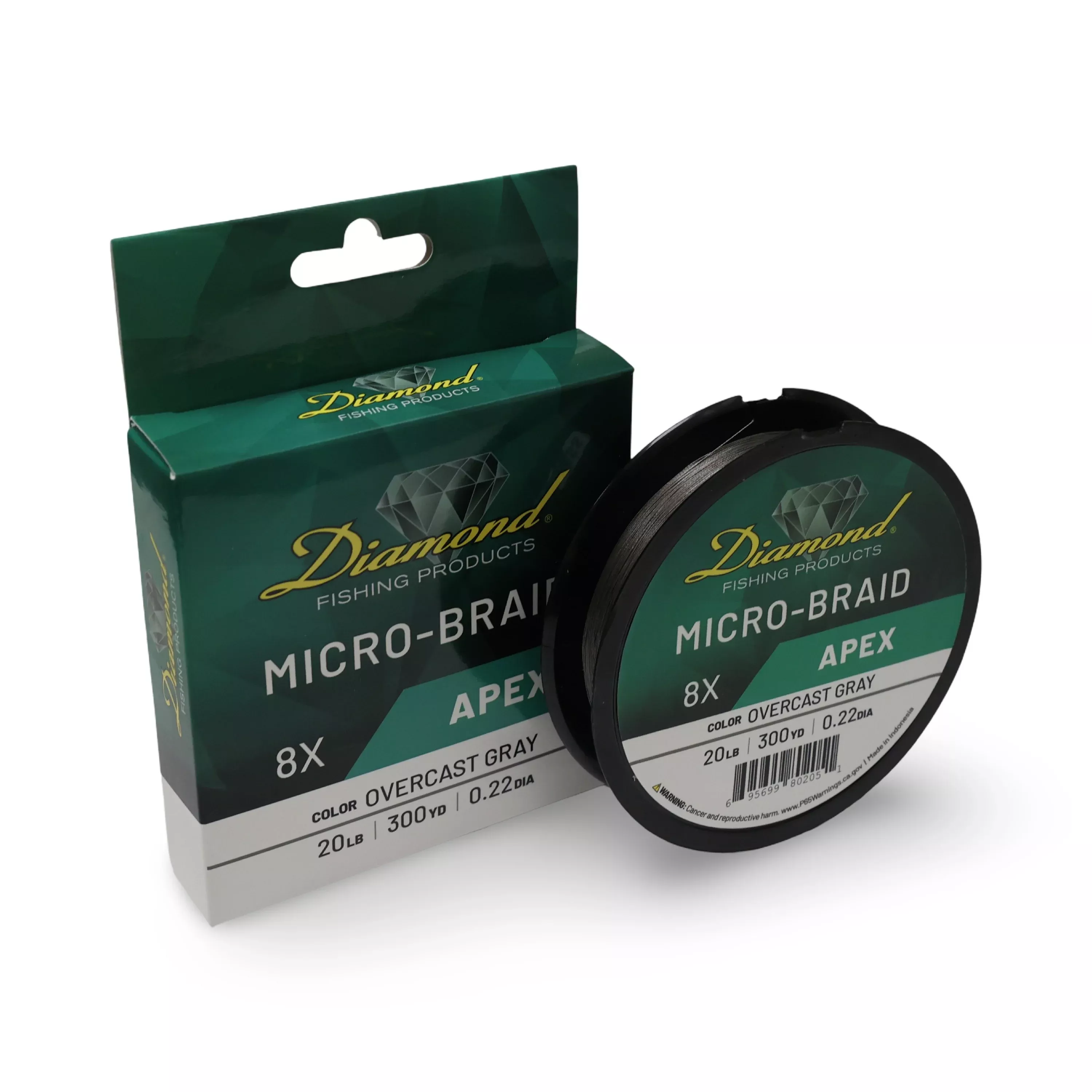 DIAMOND APEX Solid 8X Microbraid 300 yd