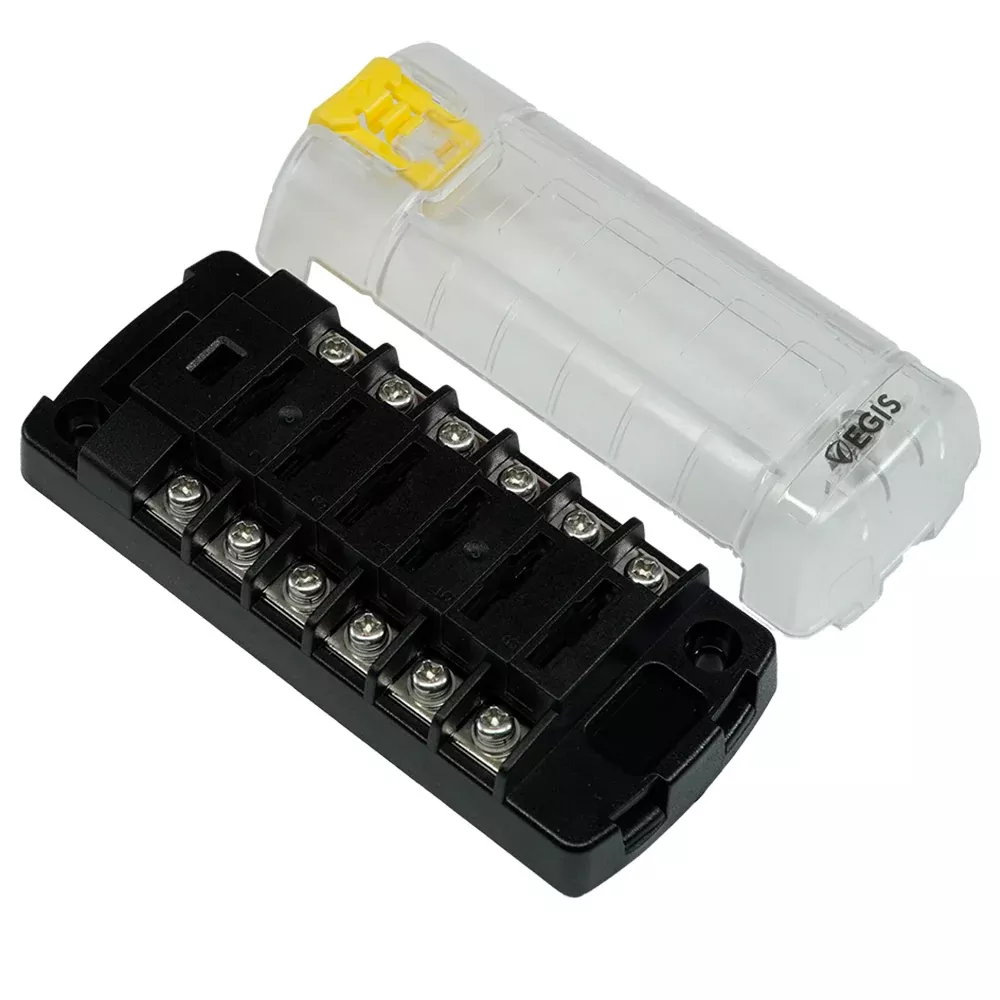 Egis RT Fuse Block w/6 Independent Circuits w/Cover [8037]