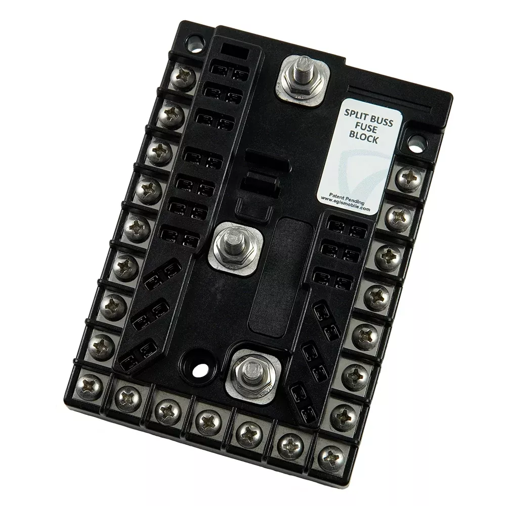 Egis Split Buss Fuse Block 13 Circuit + Ground 200A [8033]