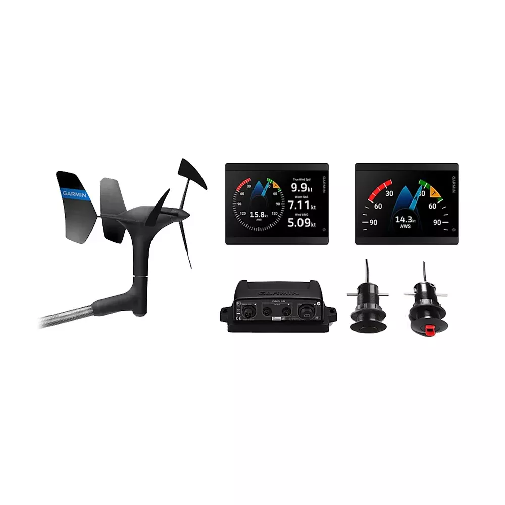 Garmin GMI 40 Wired Sail Pack43mm - 2 GMI 40 Marine Instruments, gWind WiredGDT 43/GST 43 Transducers [010-03411-40]