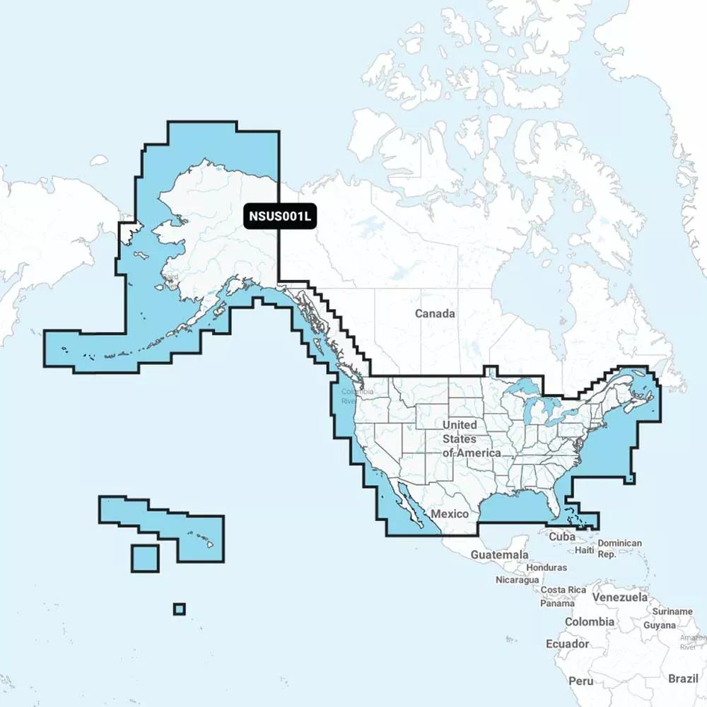 Garmin Navionics+ NSUS001L USCoastal Canada [010-C1287-20]