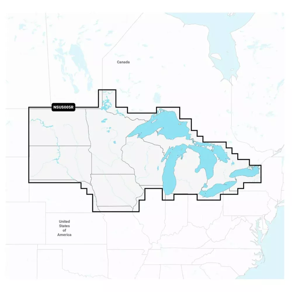 Garmin Navionics+ NSUS005R U.S. NorthGreat Lakes [010-C1289-20]