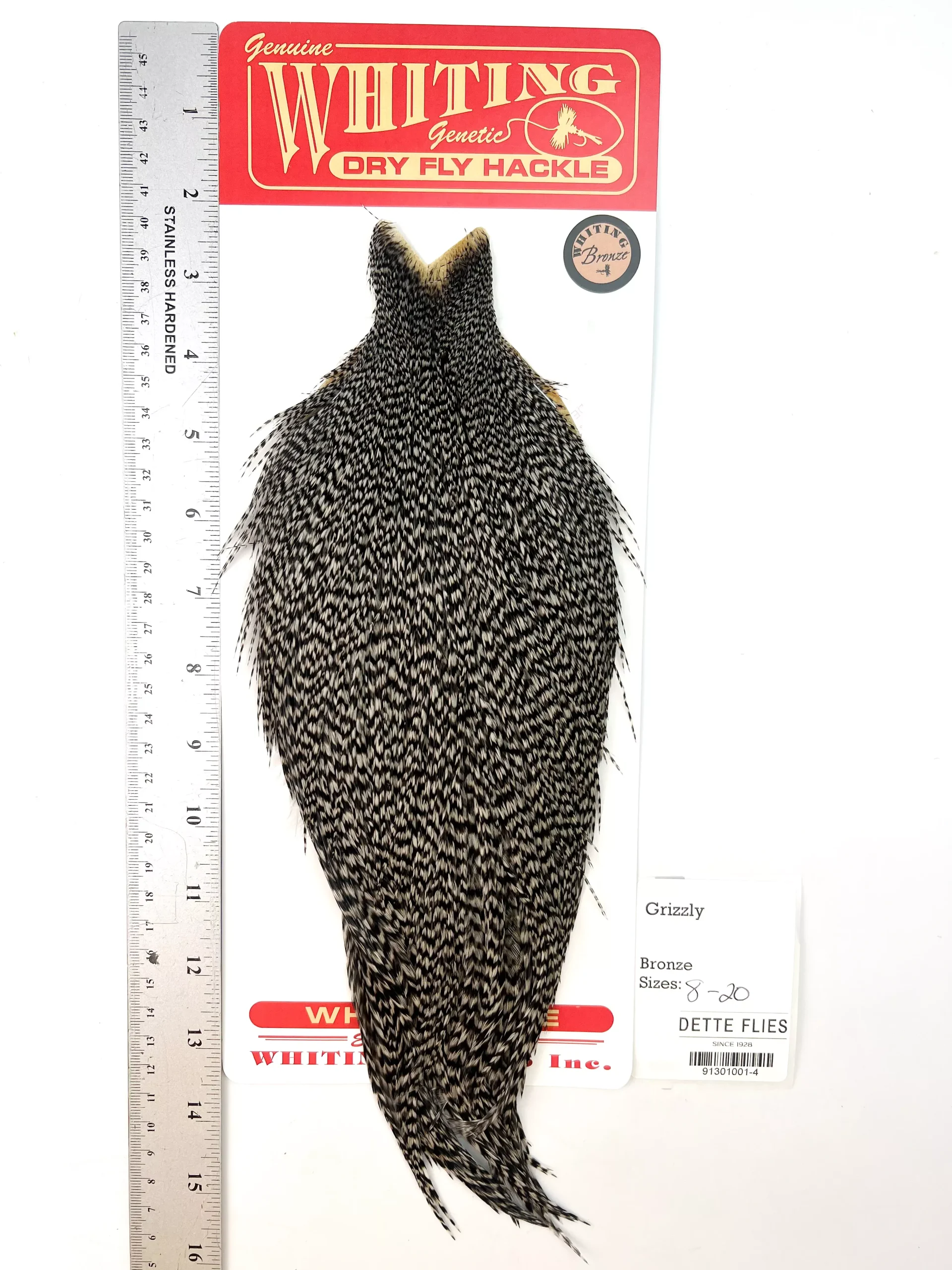 Grizzly - Whiting Line Rooster Cape - Bronze Grade (#4)