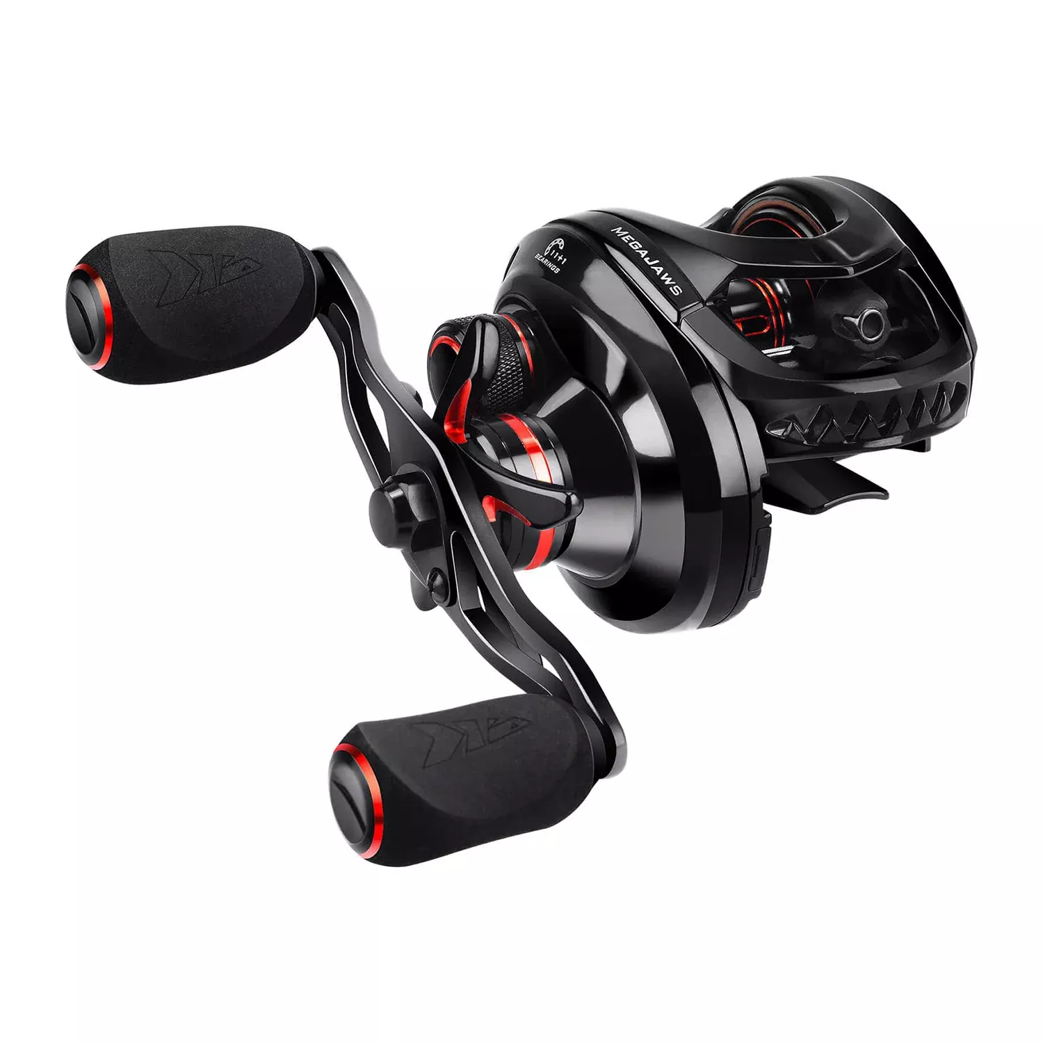 KastKing MegaJaws Blacktip Casting Reel 7.2:1 RH | KRLCSTMJ-72RBK-C