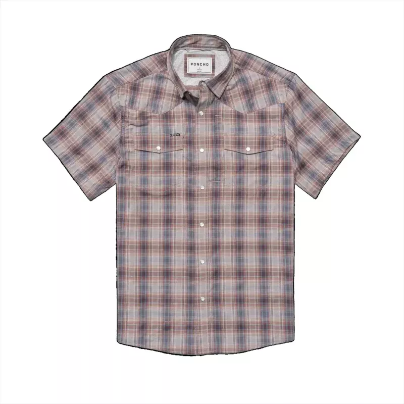 &L&XL&2XL&3XL|Regular|Brown / Blue Plaid|S&M