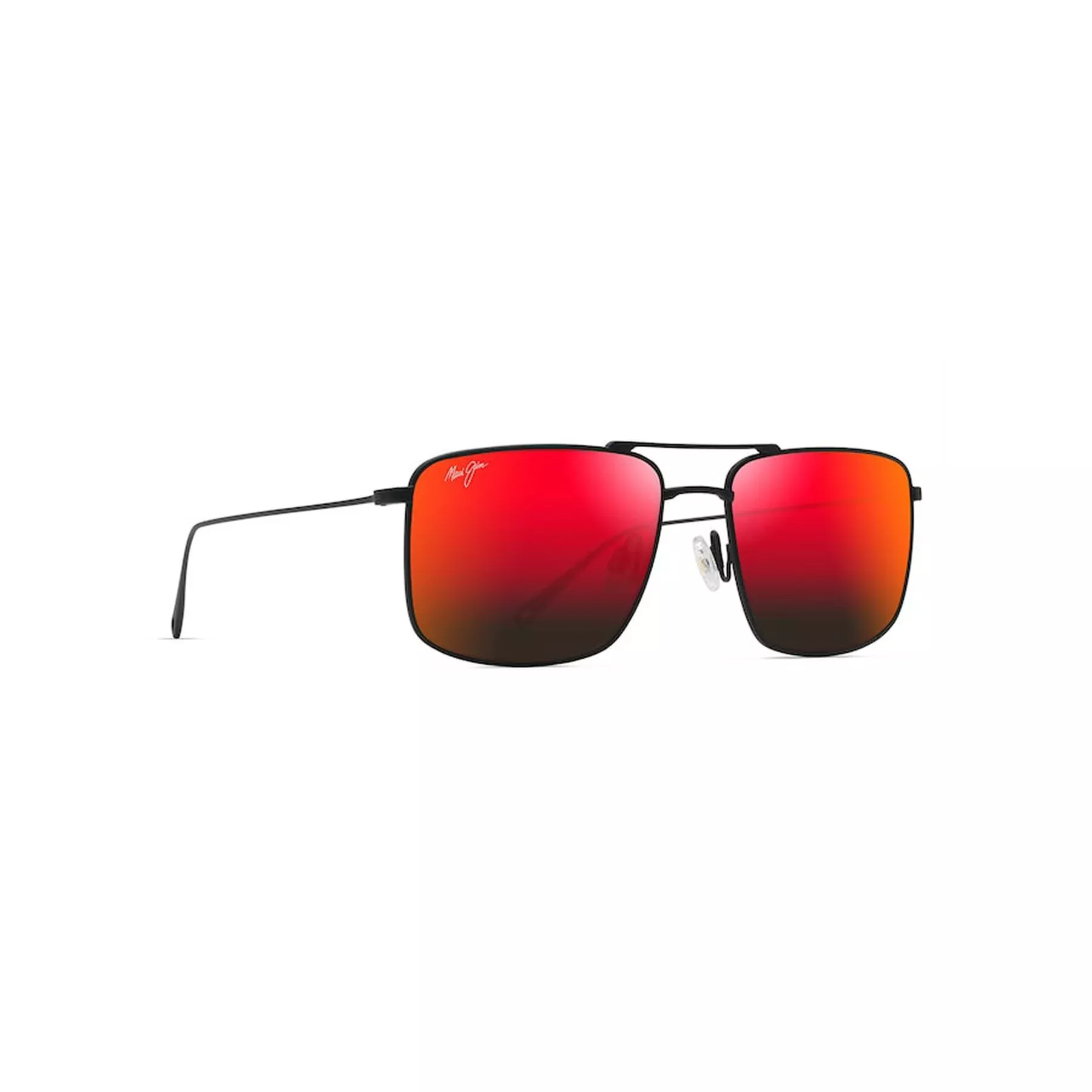 MAUI JIM Aeko Sunglasses Matte Black |HAWAII LAVA