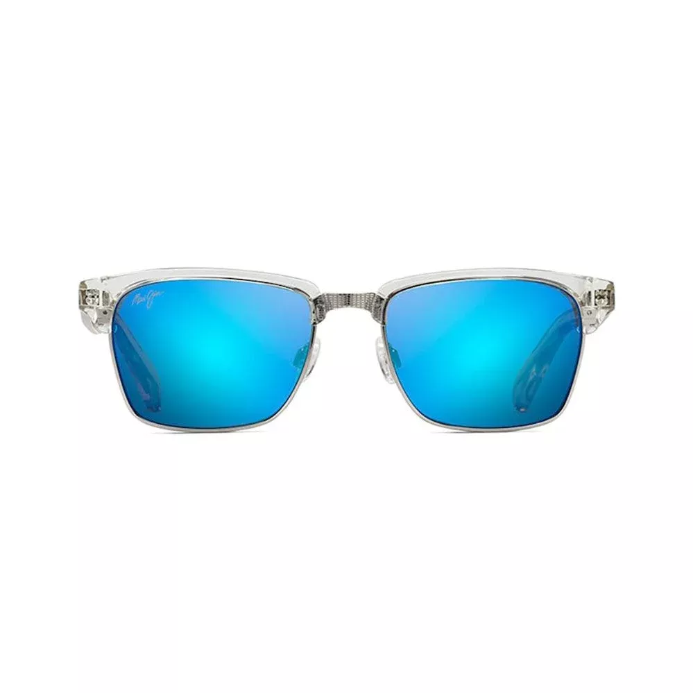 MAUI JIM Kawika Sunglasses Crystal | Blue Hawaii