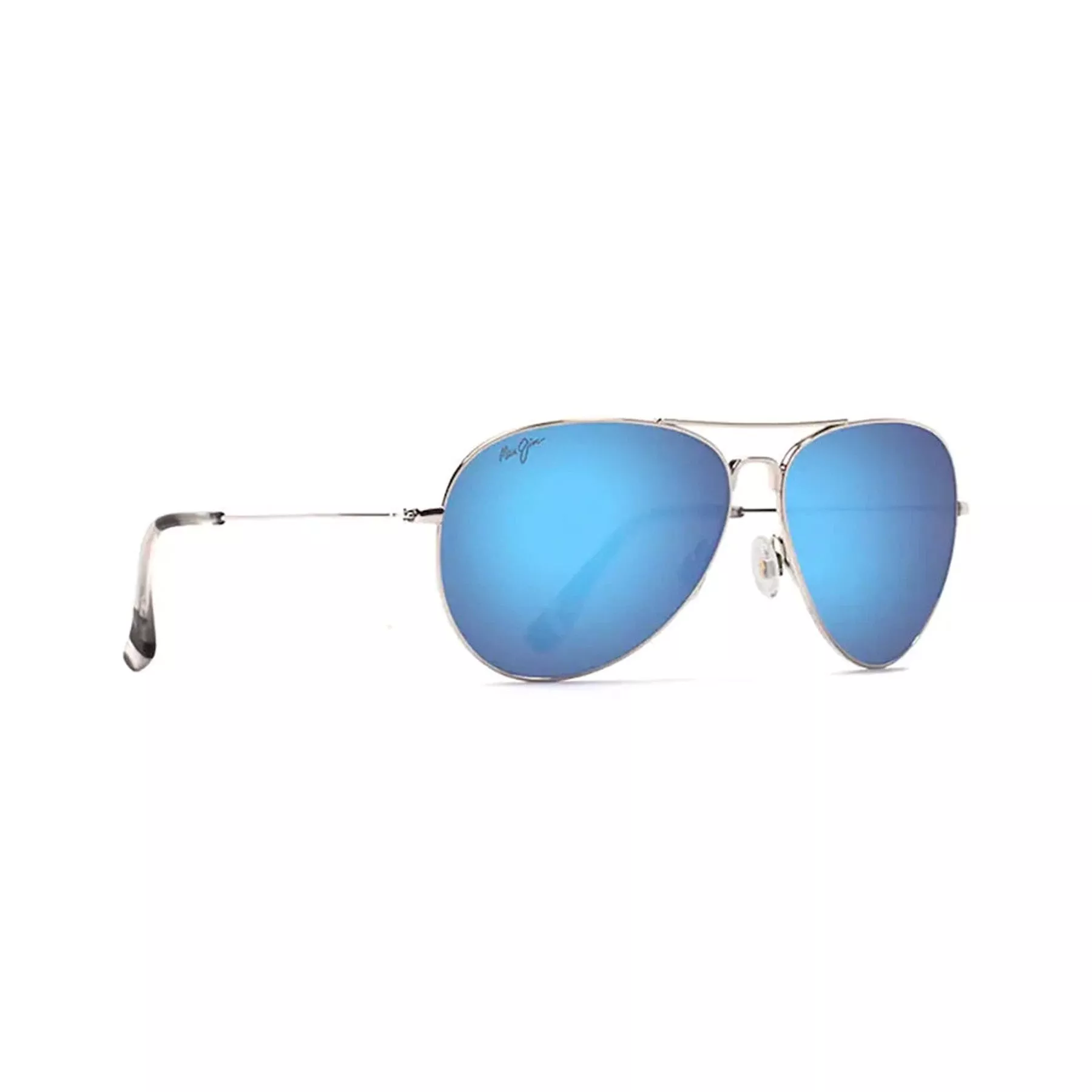 MAUI JIM Mavericks Sunglasses Silver | Blue Hawaii