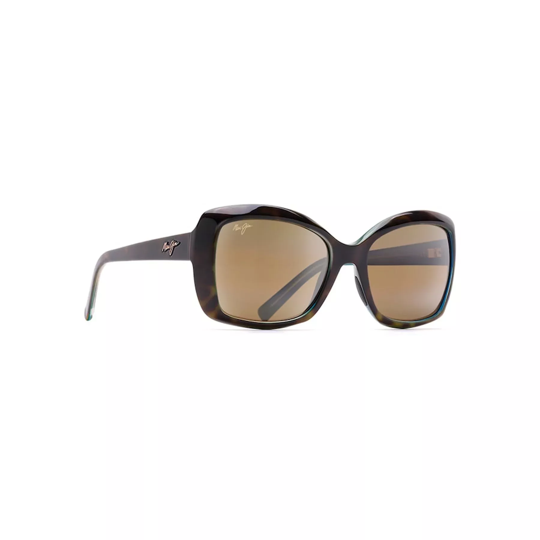 MAUI JIM OrchidSunglasses Tortoise w/Peacock |HCL Bronze