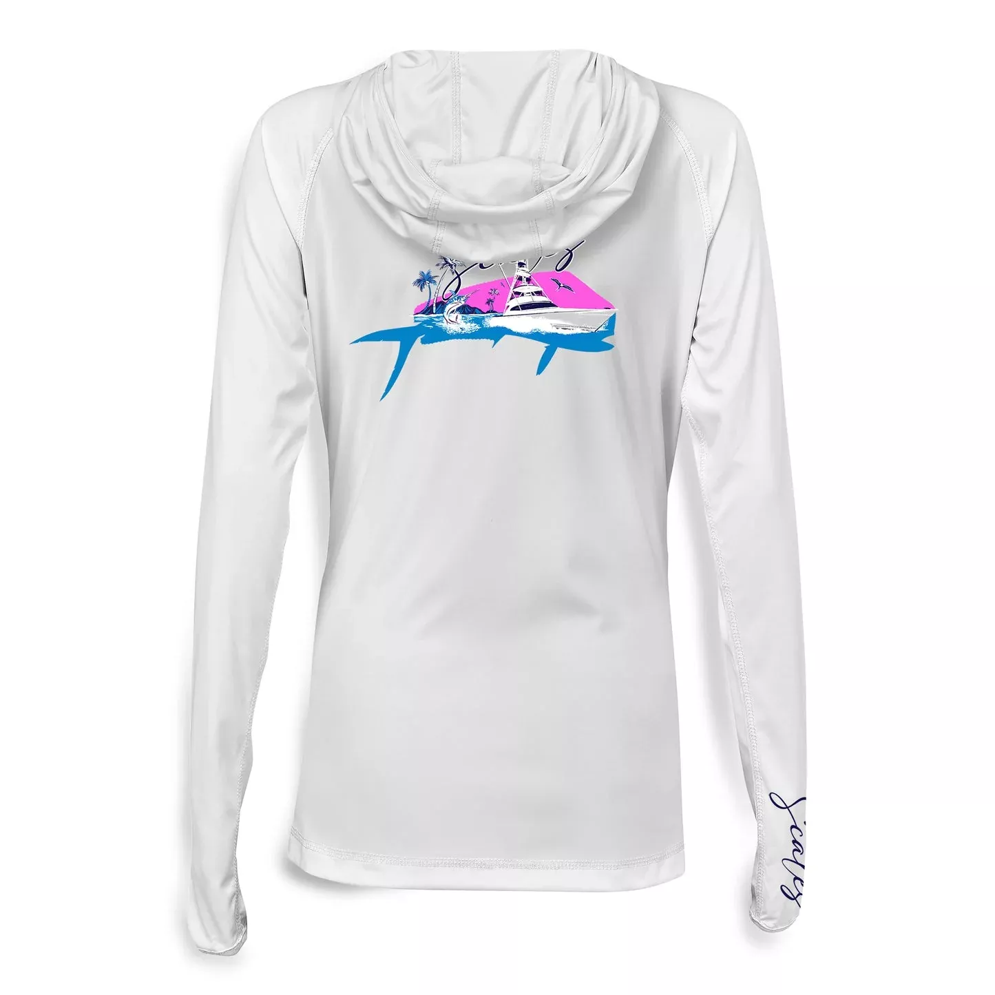 SCALES Mahi Slam Womens Hooded Performance Shirt