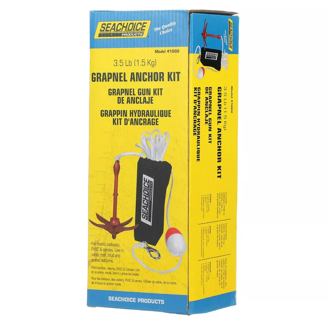 Seachoice 3.5lb Grapnel Anchor Kit