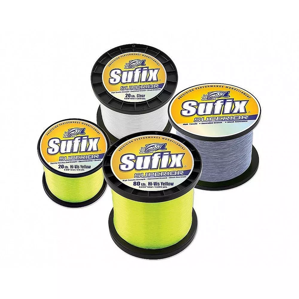 SUFIX Superior Monofilament 1/4lb Spool