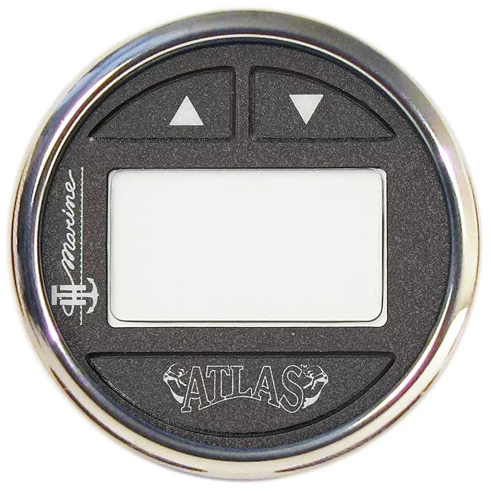 T-H Marine ATLAS Hydraulic Gauge Kit f/4"8" ATLAS Jack Plates - Stainless Steel Bezel [FAGK-1SS-DP]