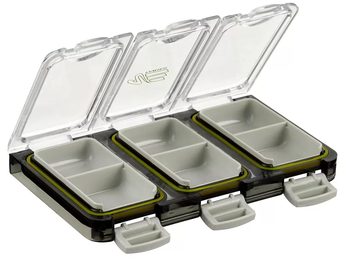 VS-420 Black Three Compartment Mini Case