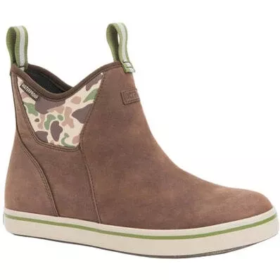 XTRATUF Men's 6" Leather Ankle Deck Boot