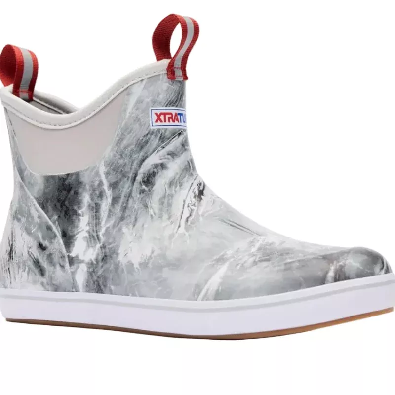 XTRATUF Men's Mossy Oak Elements Ankle Deck Boot