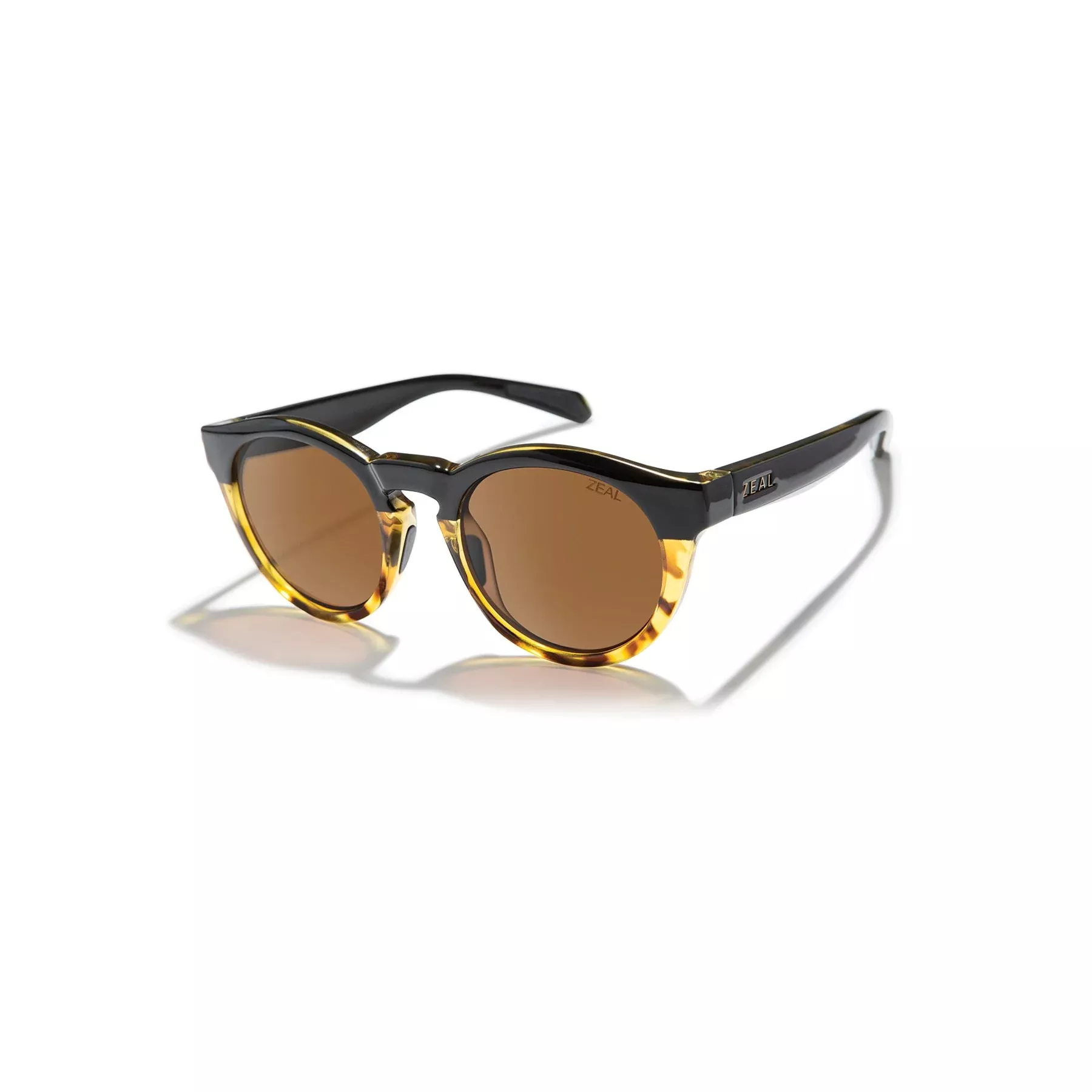 Zeal Crowley Sunglass Black Tortoise | Copper